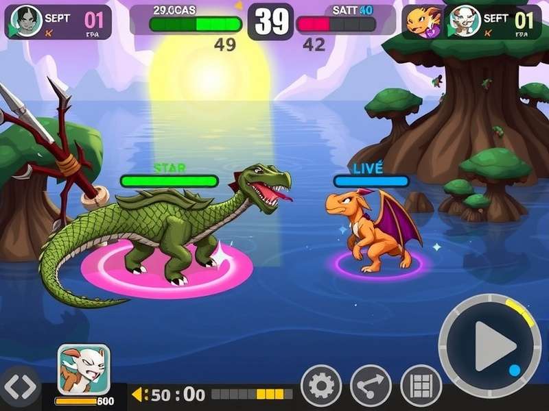 Ponda Dragon Battle gameplay screenshot